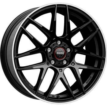 MOMO - COMPETIZIONE - GLOSSY BLACK POLISHED LIP