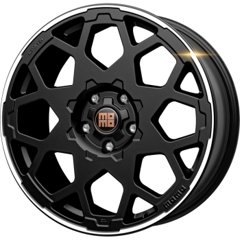 MOMO - HEAVY DUTY - MATT BLACK POLISHED LIP