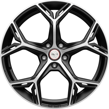 MOMO - RF-09 - MATT BLACK POLISHED