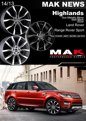 MAK NEWS MAK HIGHLANDS for RANGE ROVER SPORT