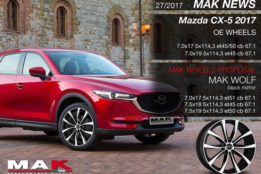 MAK NEWS MAZDA CX-5 2017 WITH MAK WOLF
