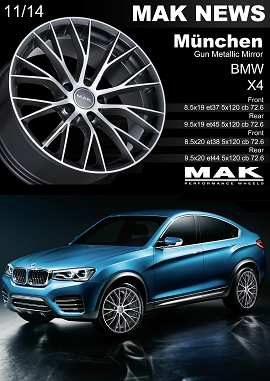 MAK NEWS MUNCHEN for BMW X4