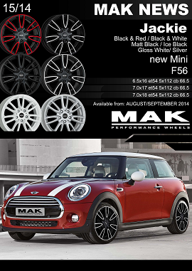 MAK NEWS NUEVO MINI F56 CON MAK JACKIE