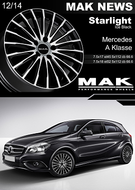 MAK NEWS STARLIGHT for MERCEDES A KLASSE