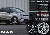 MAK NEWS TOYOTA CH-R WITH MAK MILANO