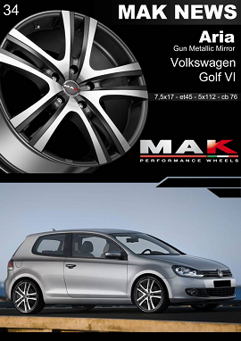 PROPUESTA MAK DE LA SEMANA MAK ARIA MIRROR for VW GOLF VI