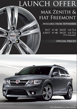 PROPUESTA MAK DE LA SEMANA: MAK ZENITH en FIAT FREEMONT