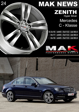 PROPUESTA MAK DE LA SEMANA MAK ZENITH for Mercedes C Klass