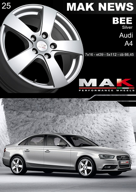 PROPUESTA MAK DE LA SEMANA MATRIX BEE SILVER for Audi A4